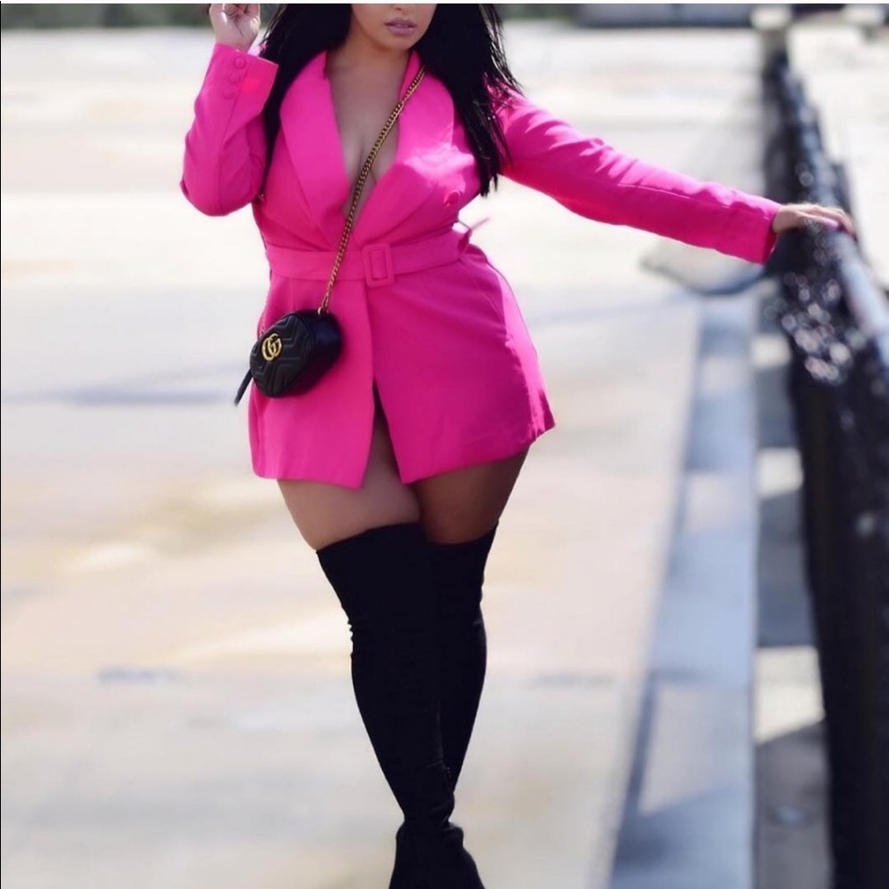 Pink Blazer dress/jacket